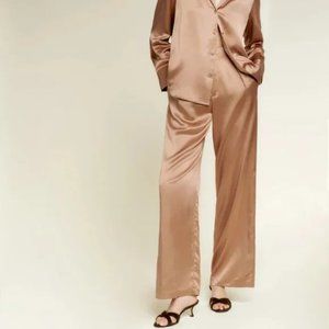 reformation willa silk pants